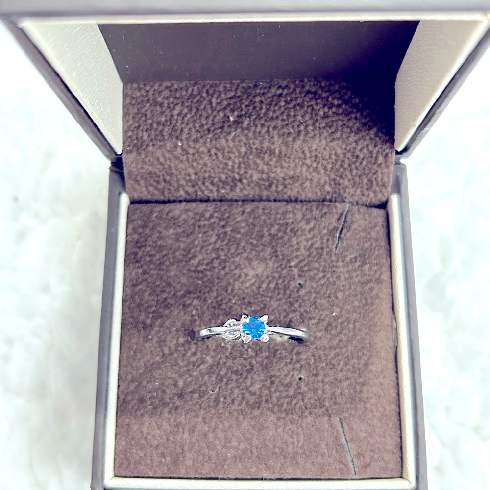 Sky Blue Gem Ring